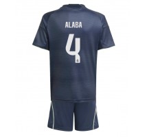 Real Madrid David Alaba #4 Koszulka Wyjazdowa dzieci 2025-26 Krótki Rękaw (+ krótkie spodenki)